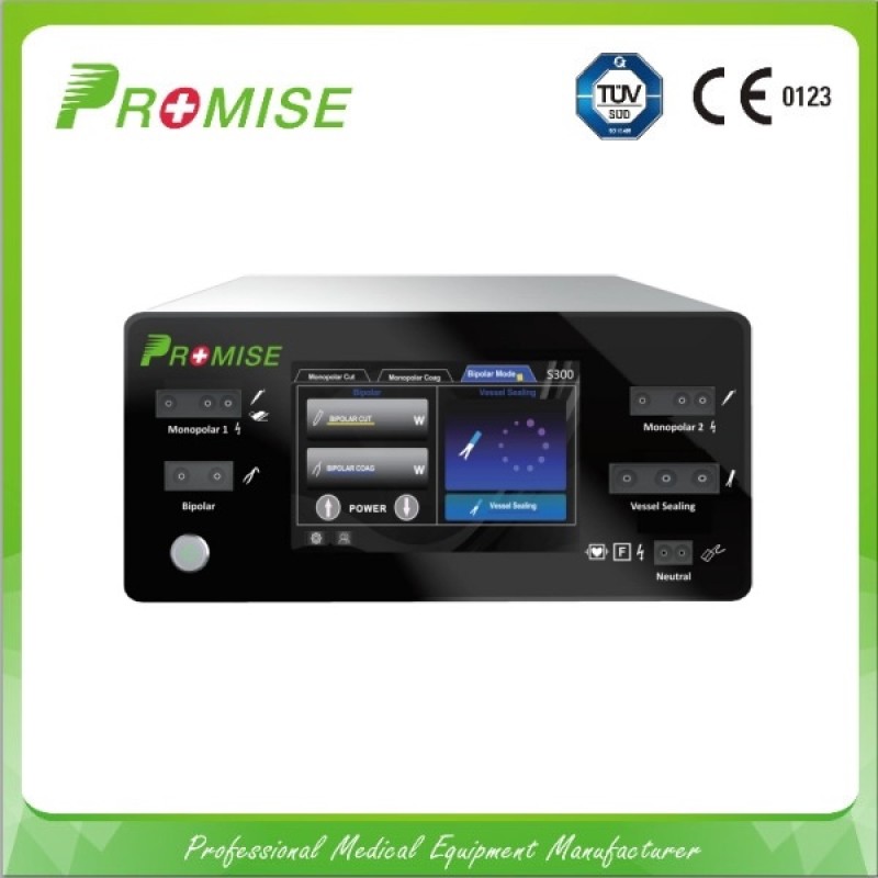 PROMISE S300 Surgical Energy Platform Next-Generation Radiofrequency Generator with 8-inch Touchscreen, Integrated Vessel Sealing, and Dual-Surgeon Independent Control Infrastructure