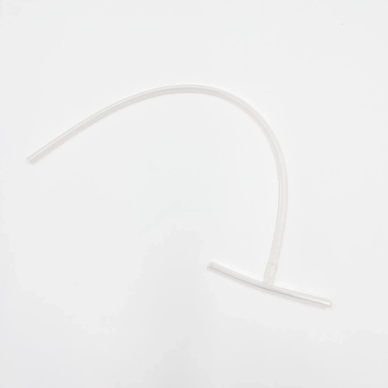 T-Shaped Silicone Surgical Drainage Tube, Sterile Single Use
